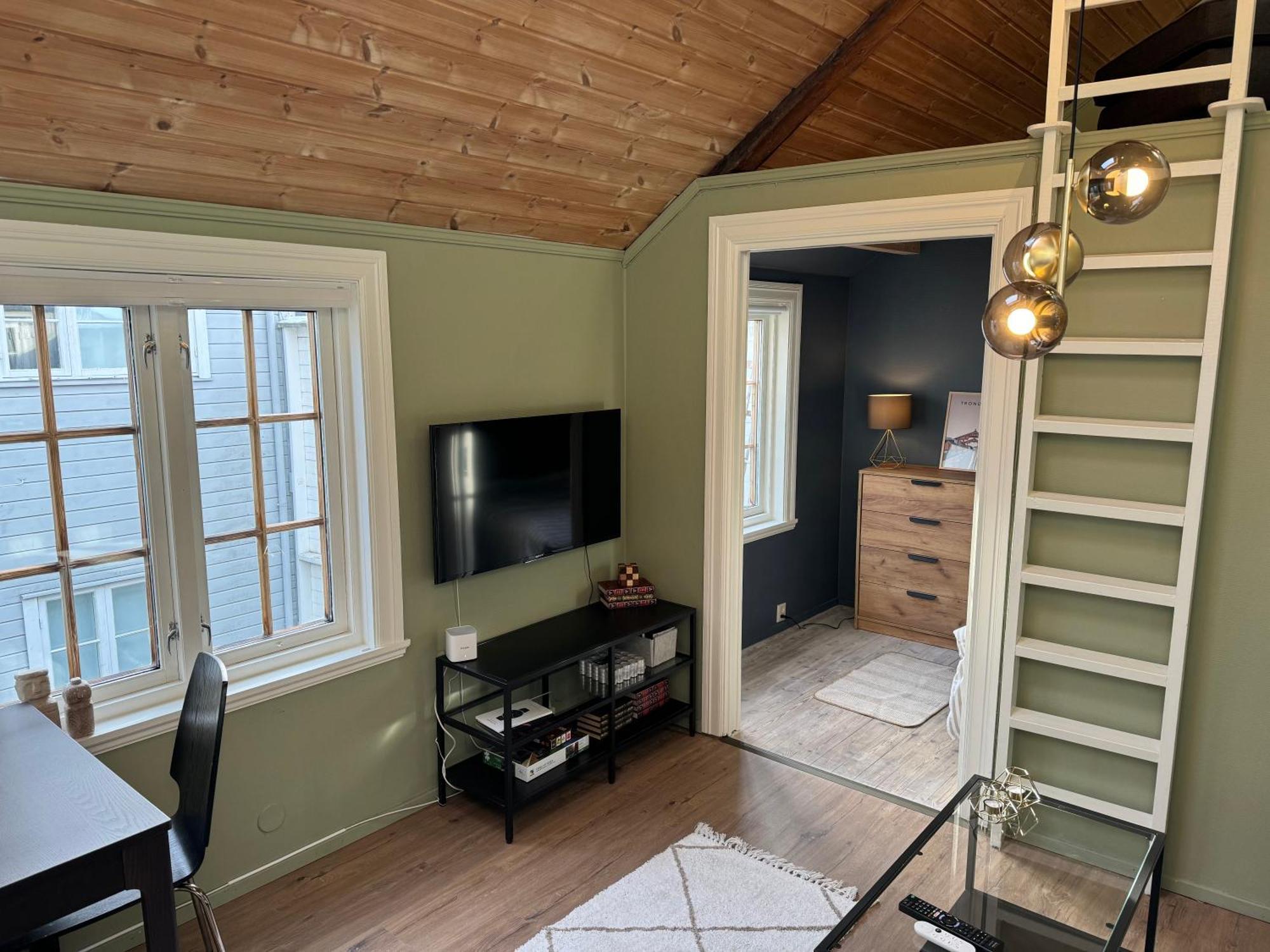 Cozy Backyard Apartment Тронхейм Экстерьер фото